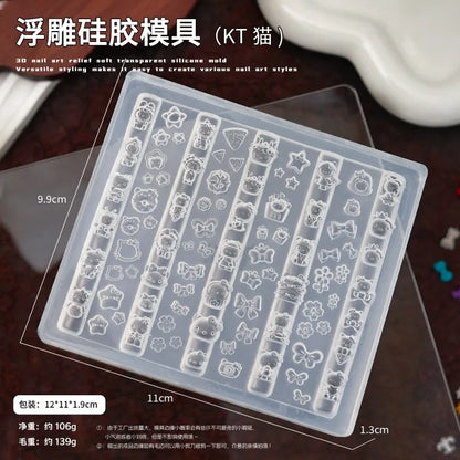 Nailart 3D-Silikonform - sunny.side-Productions