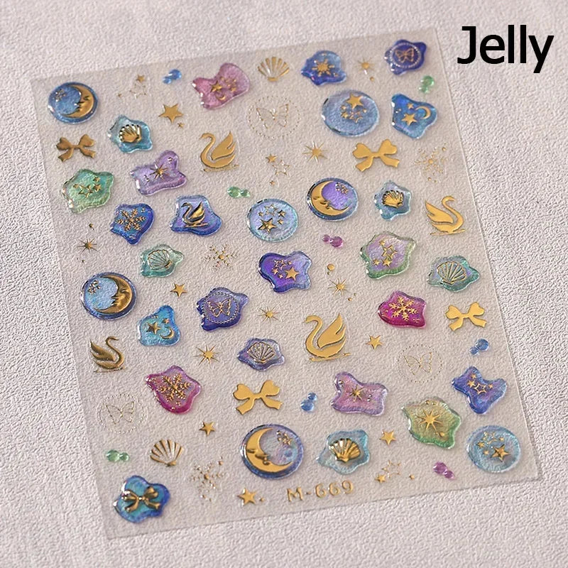 Magische Flügel – 5D Nail Sticker