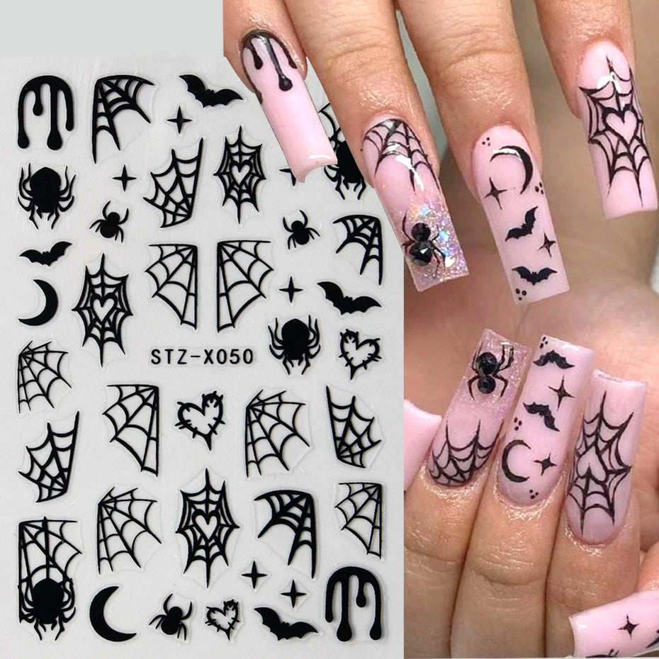 Halloween Nail Sticker – Spooky Designs