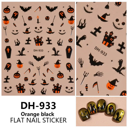 Halloween Nail Sticker – Dark Edition