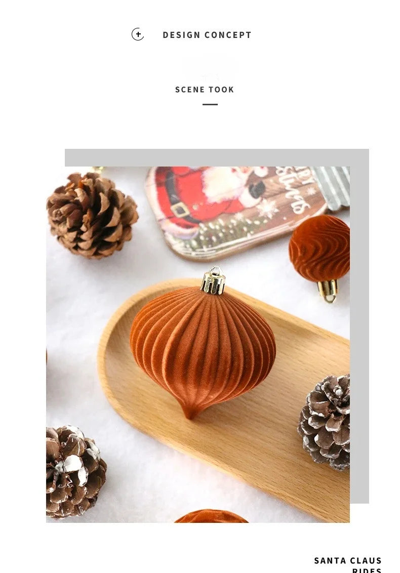 Weihnachtskugeln Samt-Edition – Luxuriöser Glanz