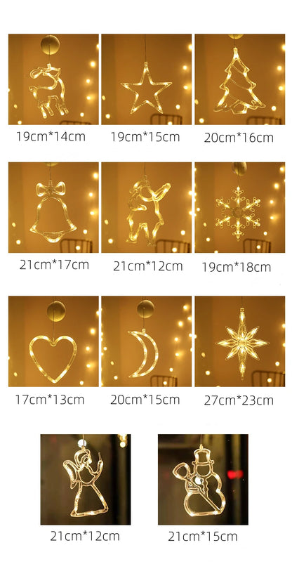 Leuchtende Weihnachtsmotive – Fensterlichter