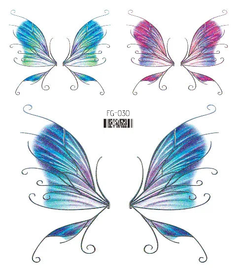 Glitzer-Tattoos – Fairy Vibes