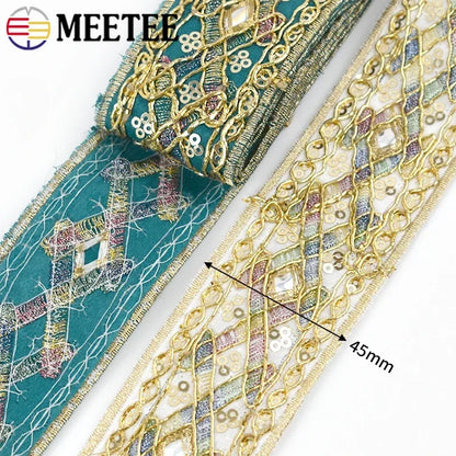 Brokat-Stickband – edles Highlight