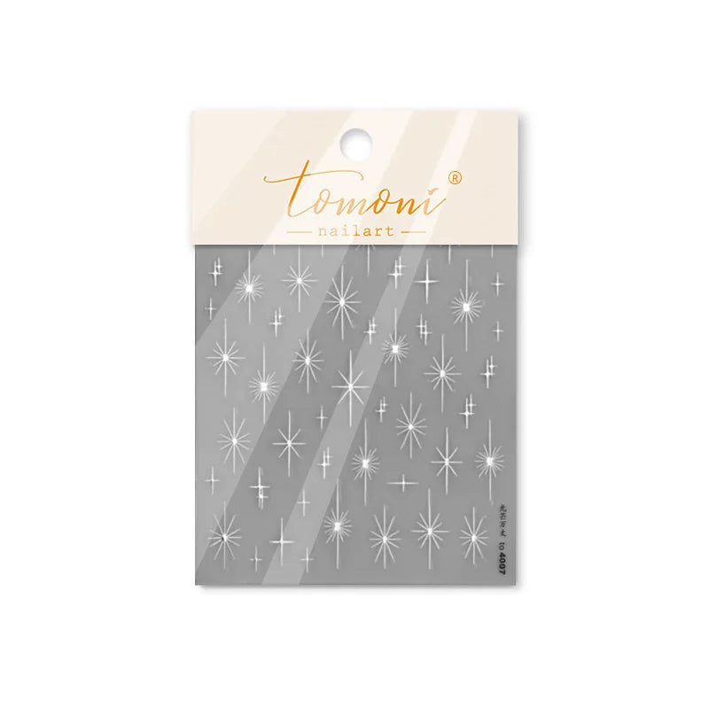 Glitzer Stern Nail Sticker
