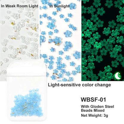 Acryl-Blumen Nail Art