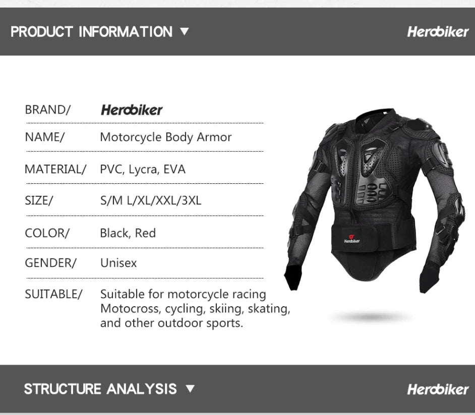 Motocross-Schutzjacke – Sitzt & Schützt
