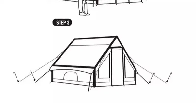 Aufblasbares Festivalzelt – Komfort, Schutz & Freiheit