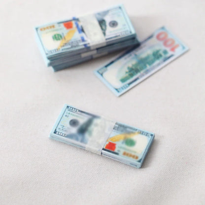 Miniatur Spielgeld – Euro & US Dollar
