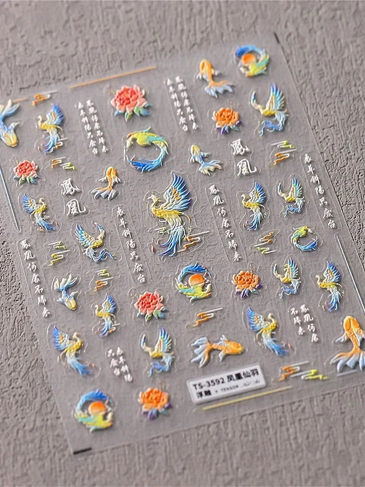 Magische Flügel – 5D Nail Sticker