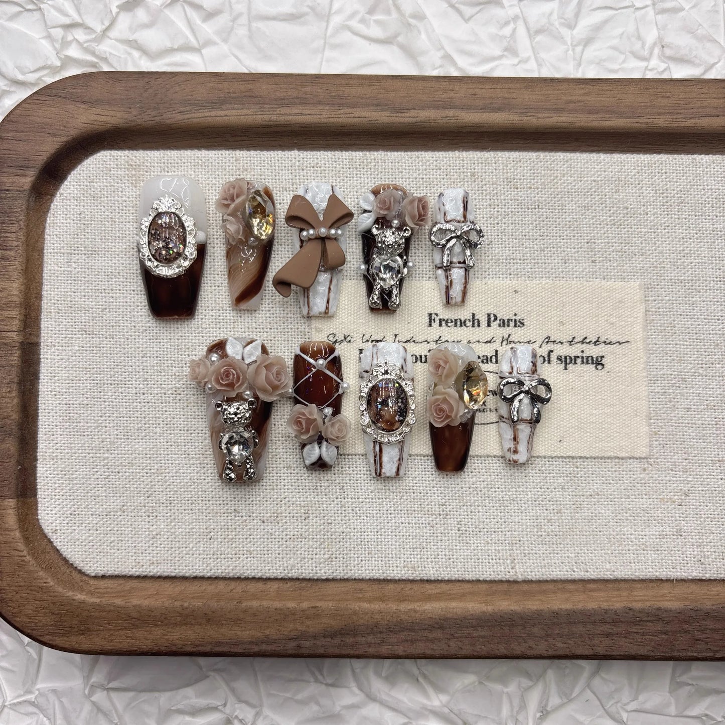 Statement Nails Deluxe- Press- On Set - sunny.side-Productions