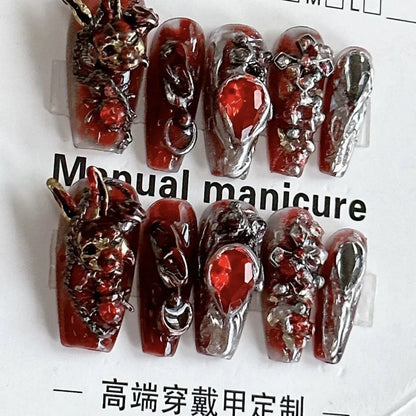 Gothic Glam Press-On Nails