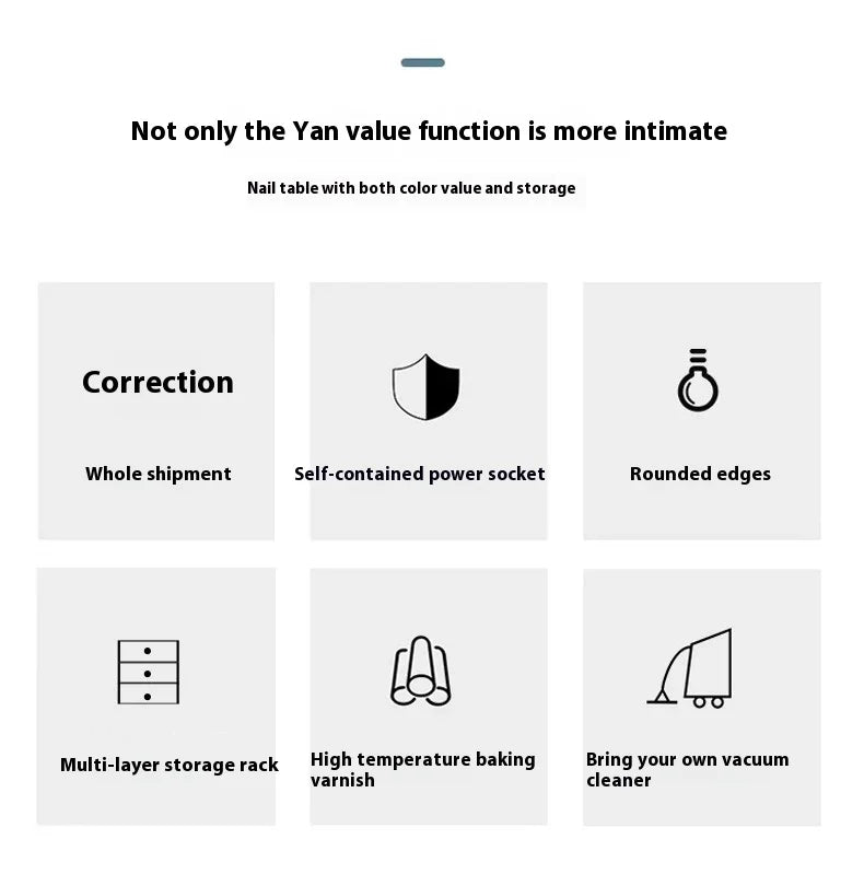 Profi Nageltisch – Stabil, funktional, studiofähig - sunny.side-Productions