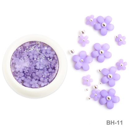 Acryl-Blumen Nail Art