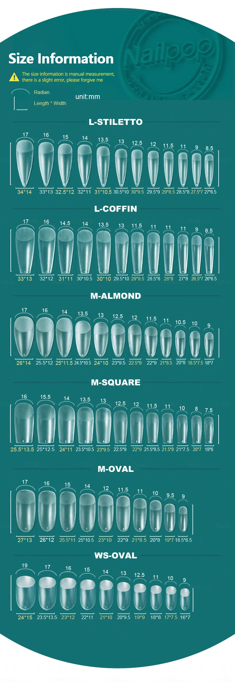 Premium Press-On Tips - sunny.side-Productions