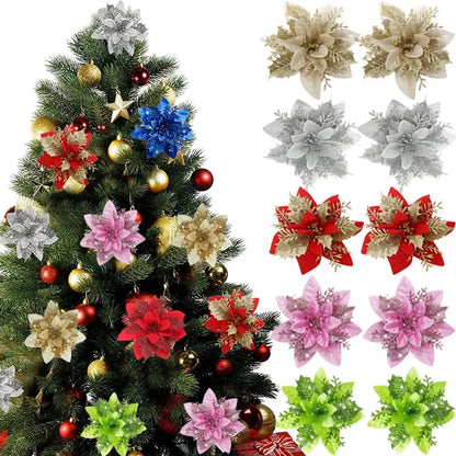Weihnachtsblumen – Künstliche Baumdeko
