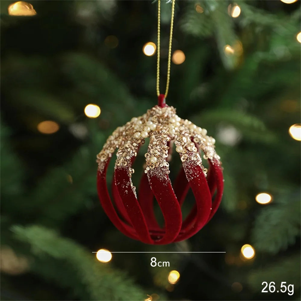 Weihnachtskugel – Samtige Eleganz