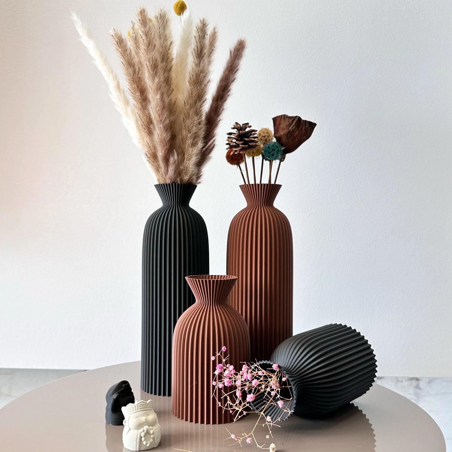 Vasen-Set – Minimalistische Eleganz & natürliche Harmonie