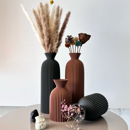 Vasen-Set – Minimalistische Eleganz & natürliche Harmonie