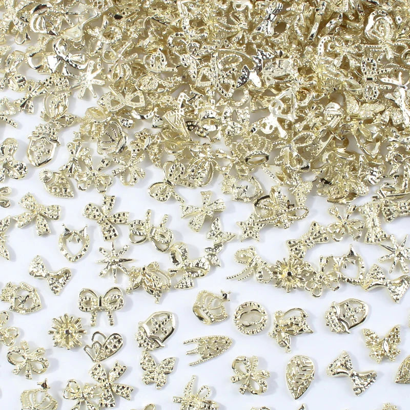 Luxus Nail Charms – Gold & Silber