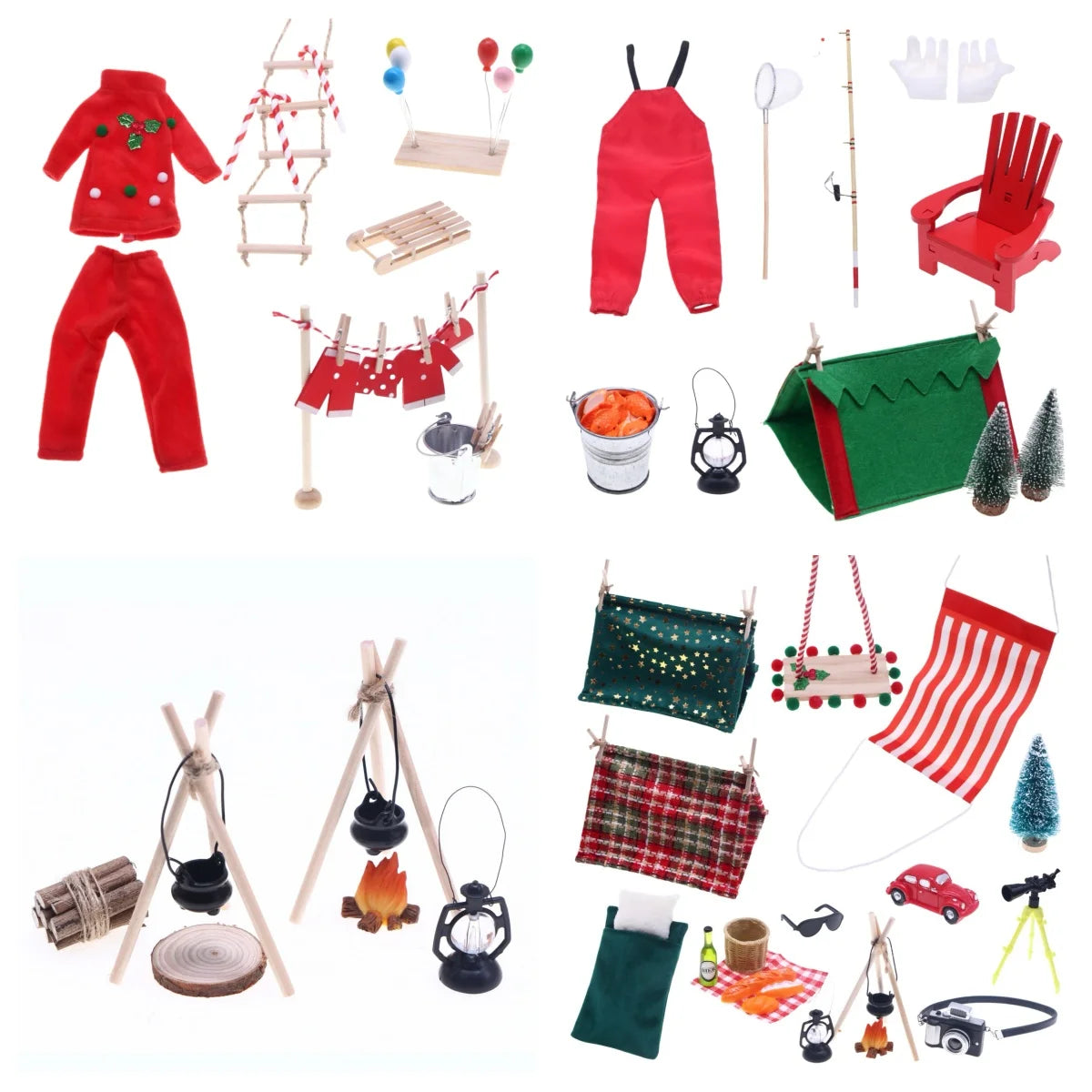 Miniatur Weihnachts-Set – Wichtelhaus Zubehör