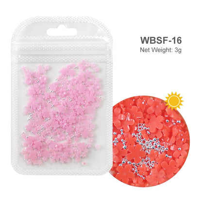 Acryl-Blumen Nail Art