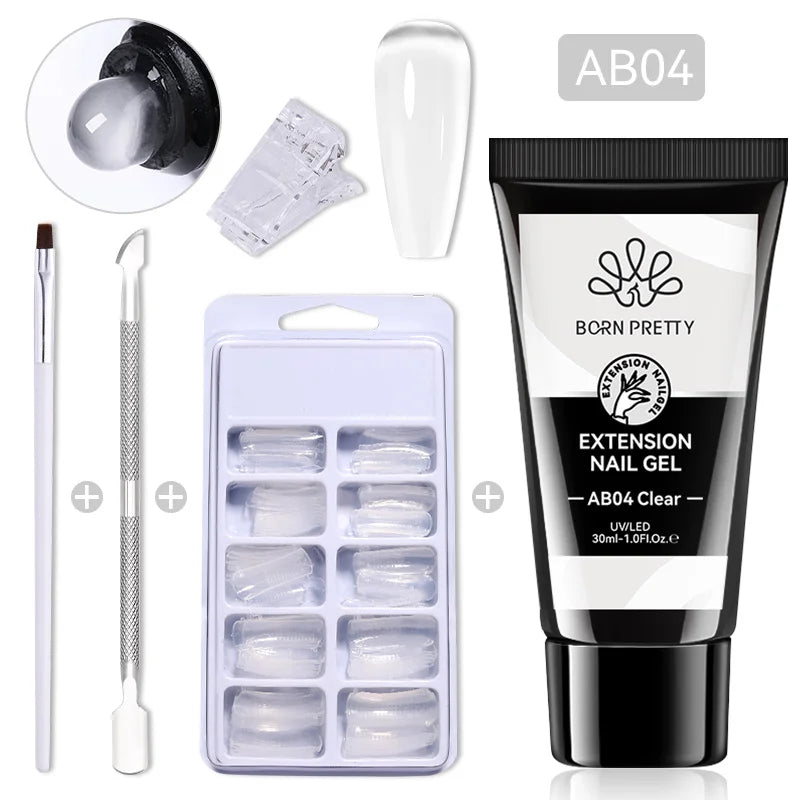 Poly-Gel Set – flexible Nagelverlängerung