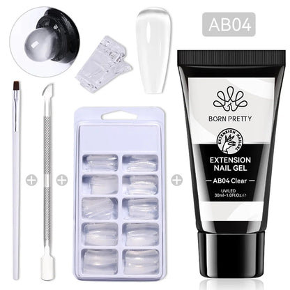 Poly-Gel Set – flexible Nagelverlängerung