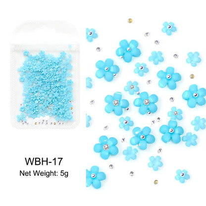 Acryl-Blumen Nail Art