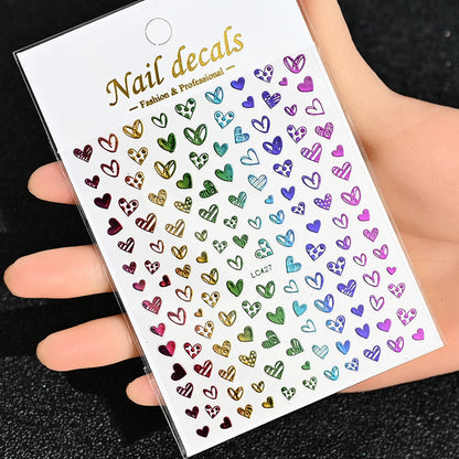 3D Nail Sticker – Sonne, Mond & Sterne