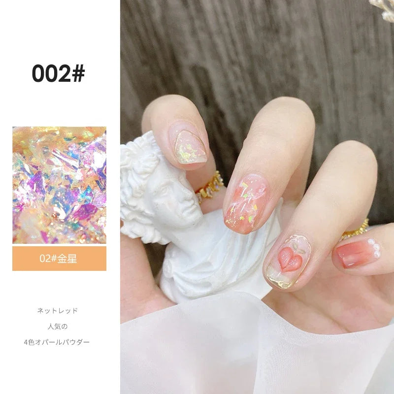 Nail Glitter – Schimmernde Wolken