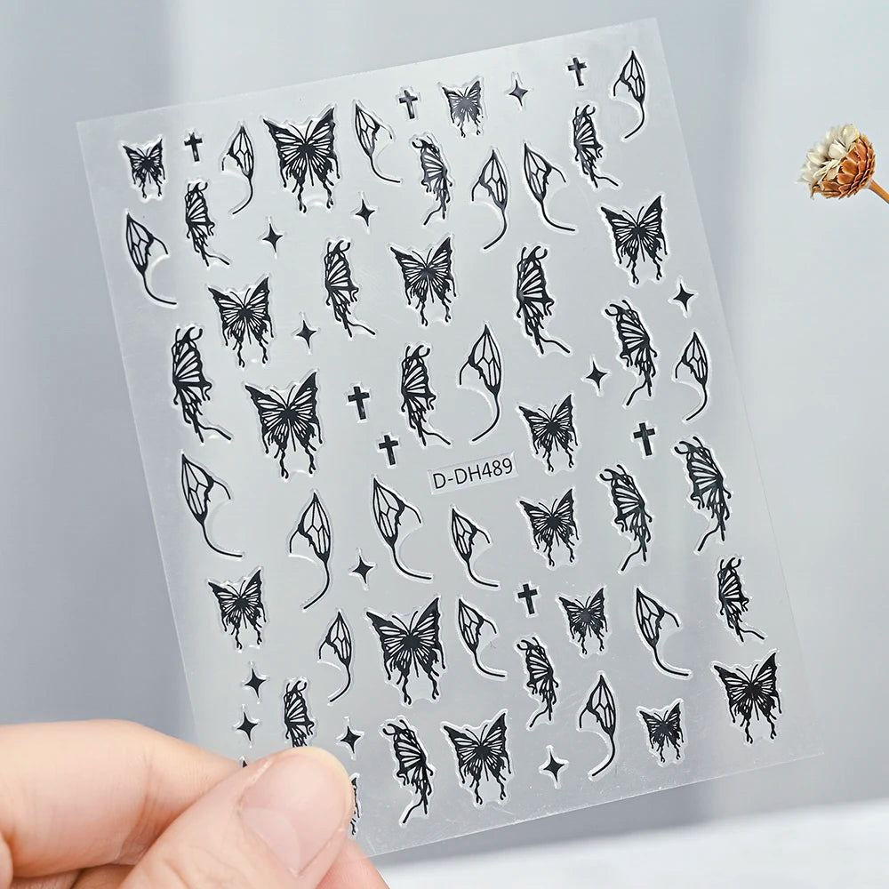 3D Nail Sticker – Sonne, Mond & Sterne