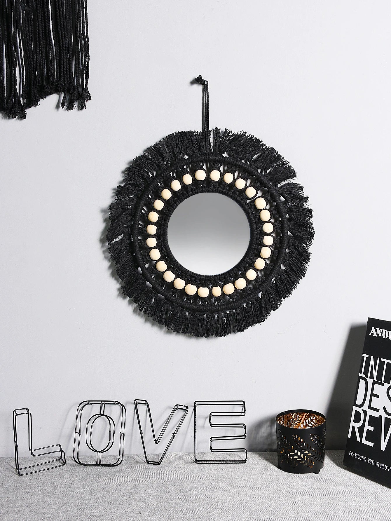 Boho-Makramee-Spiegel – Natürlichkeit trifft Sti