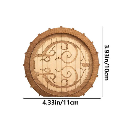 Wichteltür Miniatur – Dekoration im Vintage-Stil