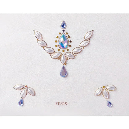 Face Gems Tattoo – Festival-Vibes