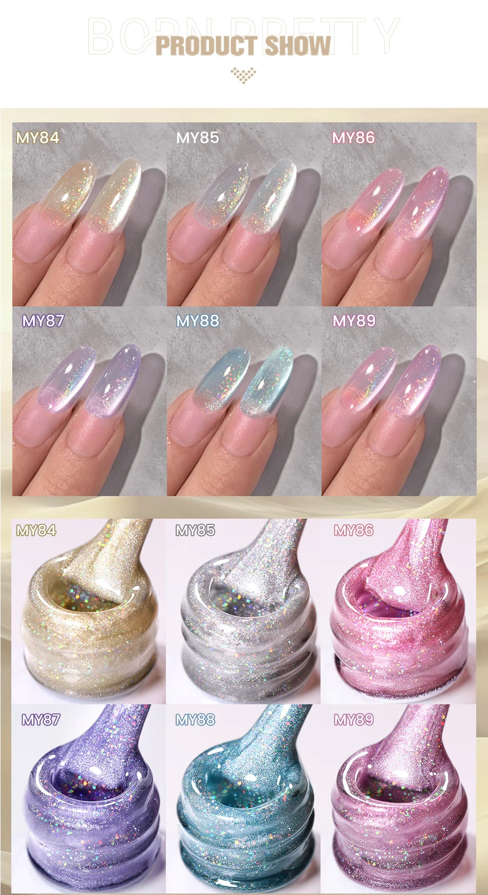 Magnetic Gel Polish – Holographic