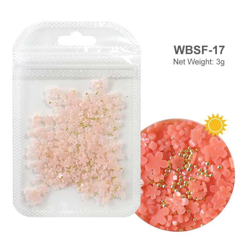 Acryl-Blumen Nail Art