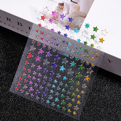 3D Nail Sticker – Sonne, Mond & Sterne