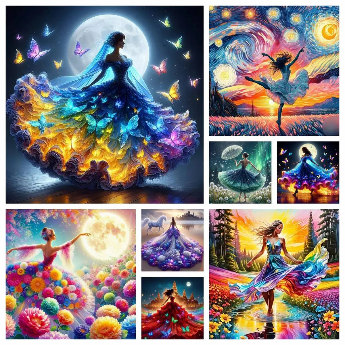 Malen nach Zahlen – Eleganz einer Tänzerin - sunny.side-Productions