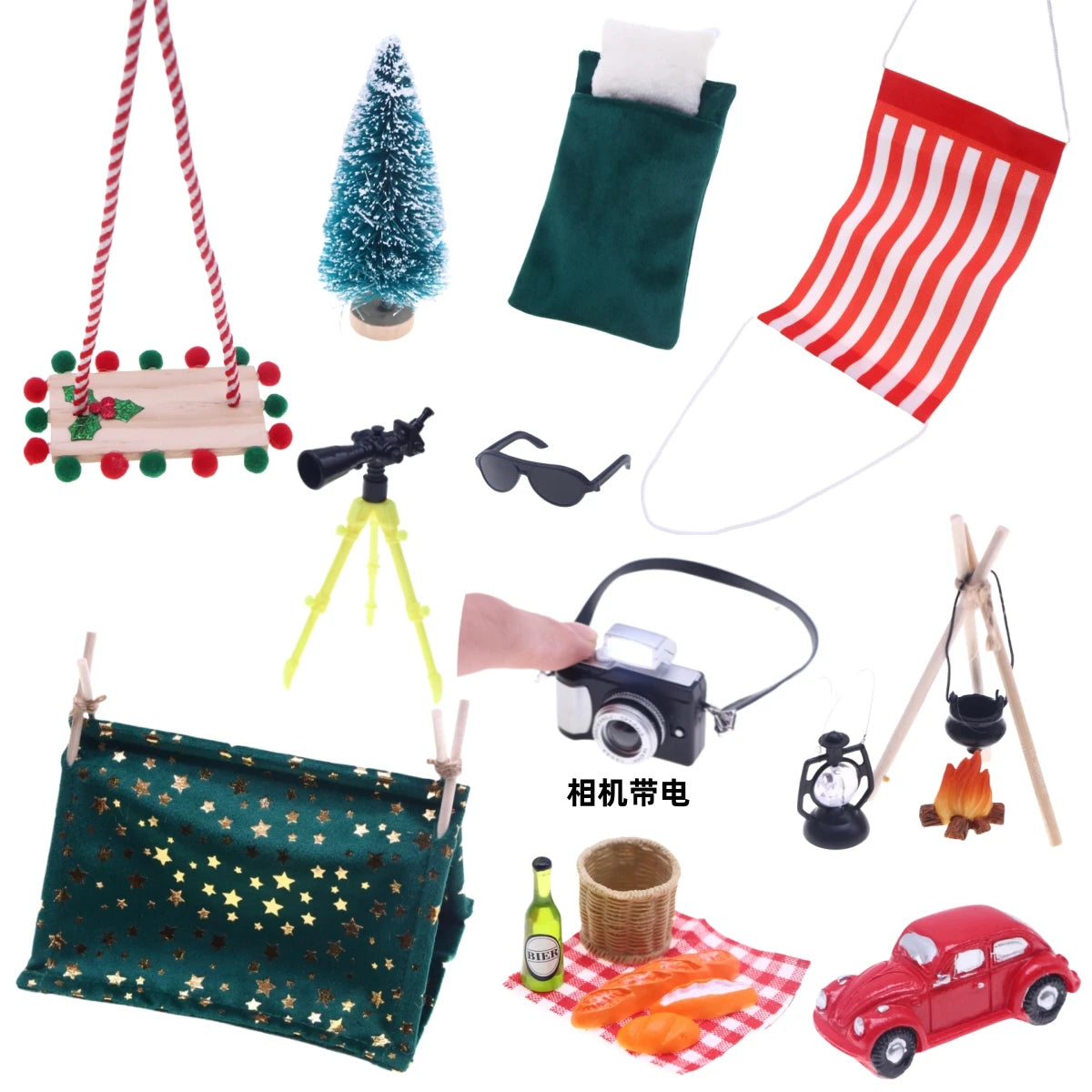 Miniatur Weihnachts-Set – Wichtelhaus Zubehör