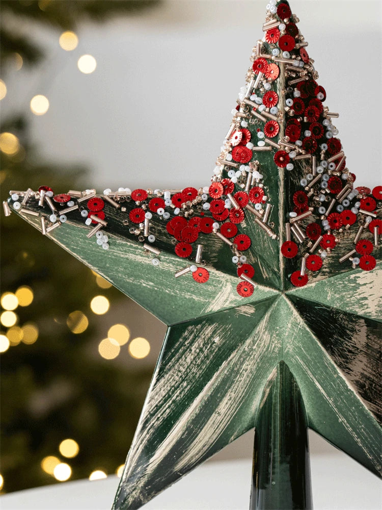 Baumspitze Stern – Weihnachtsdeko
