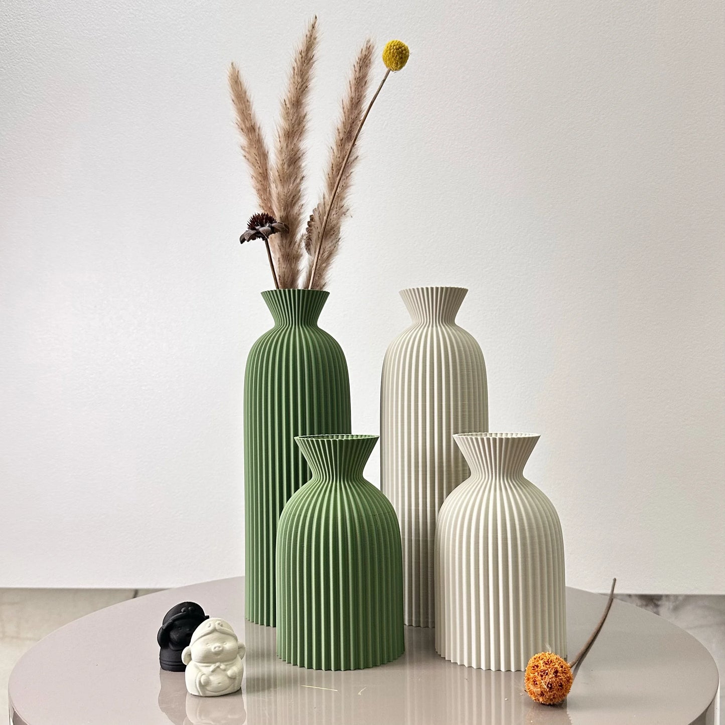Vasen-Set – Minimalistische Eleganz & natürliche Harmonie