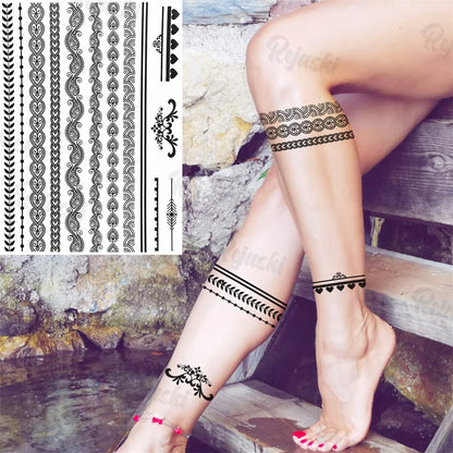 Festival-Tattoo Mandala – Temporärer Körperschmuck