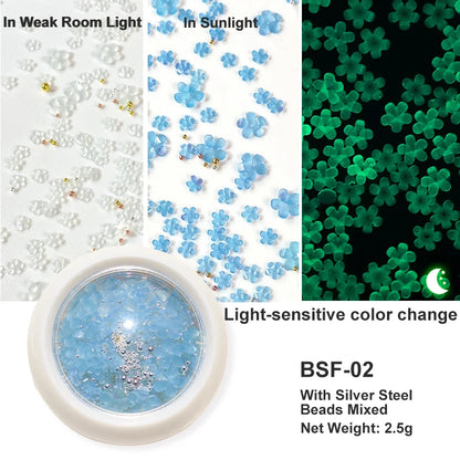 Acryl-Blumen Nail Art