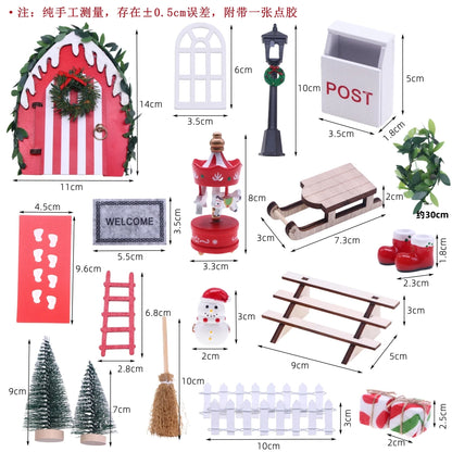 Miniatur Weihnachts-Set – Wichtelhaus Zubehör