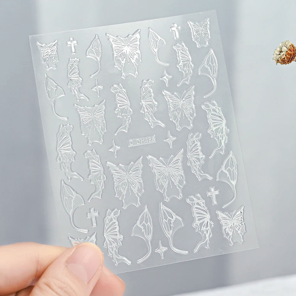 3D Nail Sticker – Sonne, Mond & Sterne