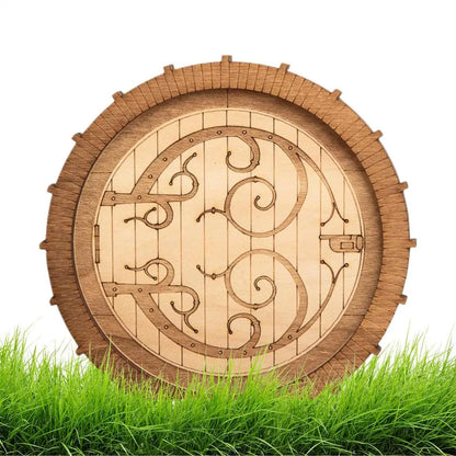 Wichteltür Miniatur – Dekoration im Vintage-Stil