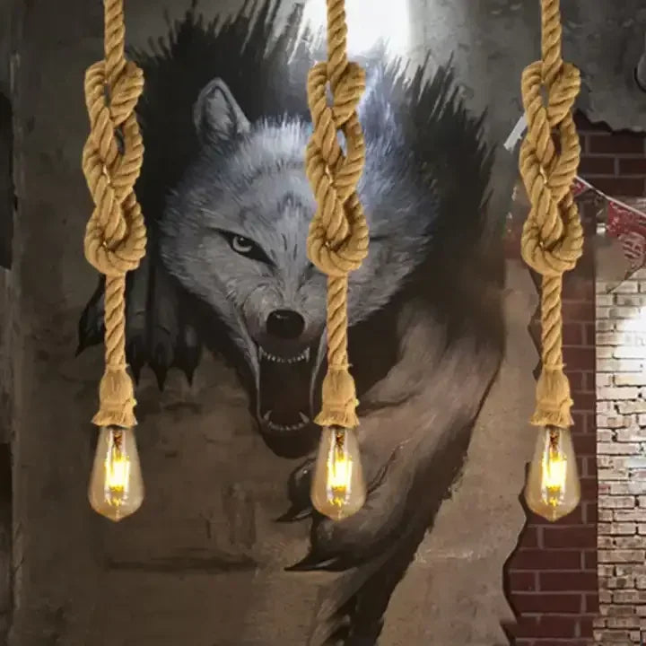 Retro-Lampe – Rustikaler Charme