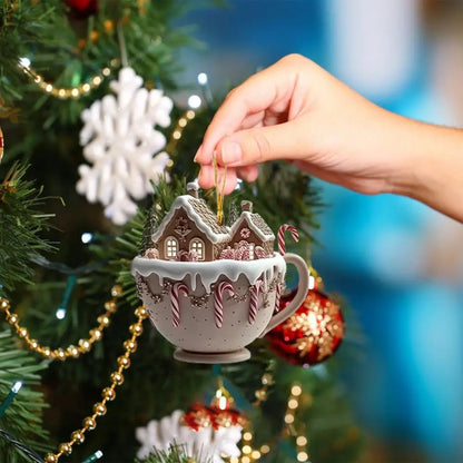 Festliche Baumdeko – Weihnachtsdorf