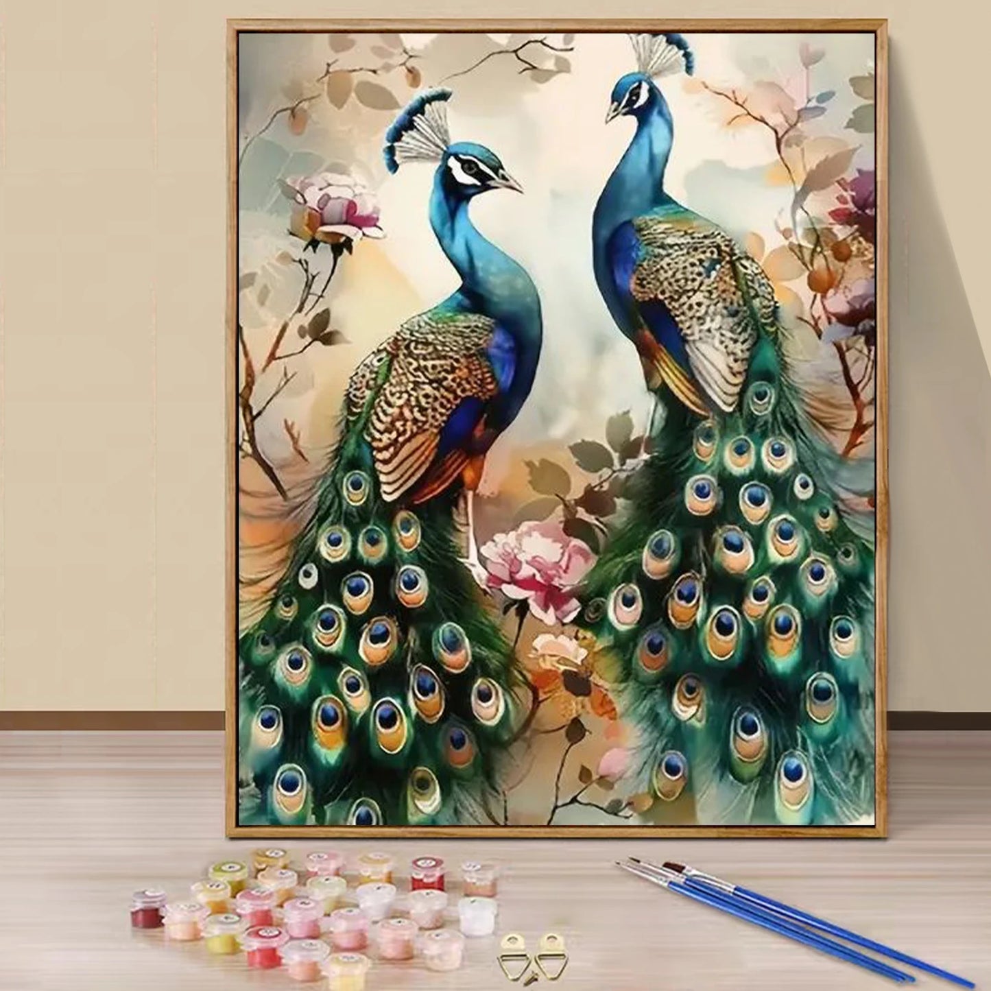 Malen nach Zahlen – Anmutiger Pfau